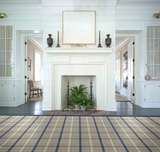 Tattersall Raindrop - Wool Plaid Patterned Carpet
