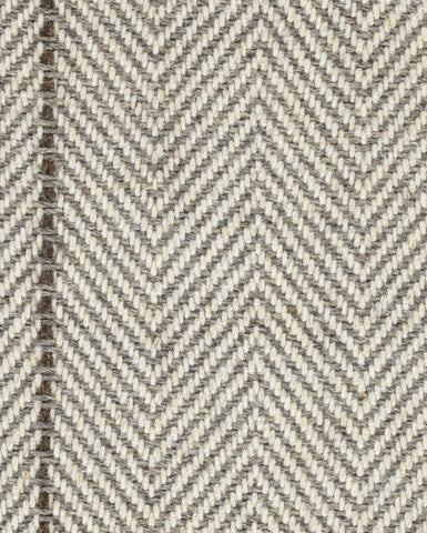 Peter Island Stripe - Ash - 100% Wool