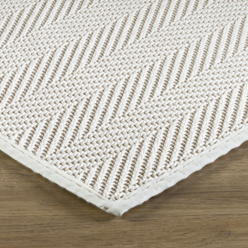 Arlen - Frost - Indoor/Outdoor Herringbone Rug – New England Rug Company