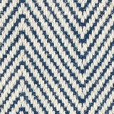 Zoomed in shot of Peter Island Navy showing zig-zag and herringbone pattern
