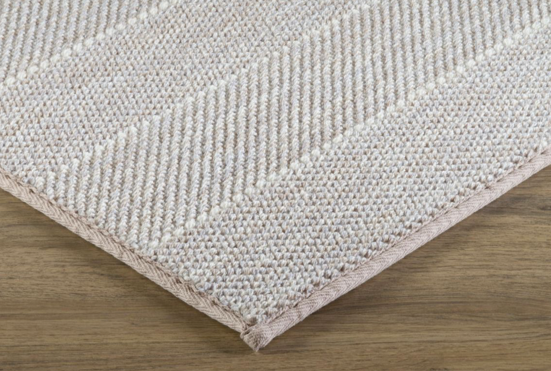 Duplin Quartz - Neutral colored striped Area Rug for the Living Room ...