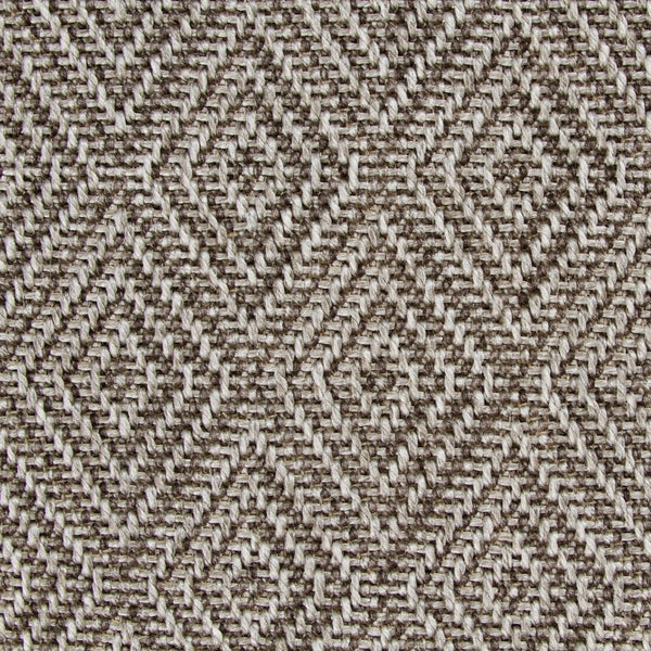 Alec Pewter - Neutral Area Rug with Diamond Pattern - Indoor